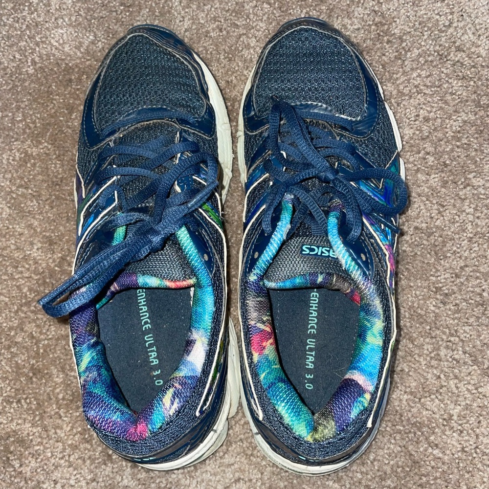 ASICS Blue Running Shoes